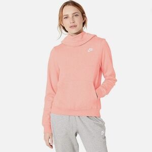 Women Nike Fleece Funnel-Neck Hoodie